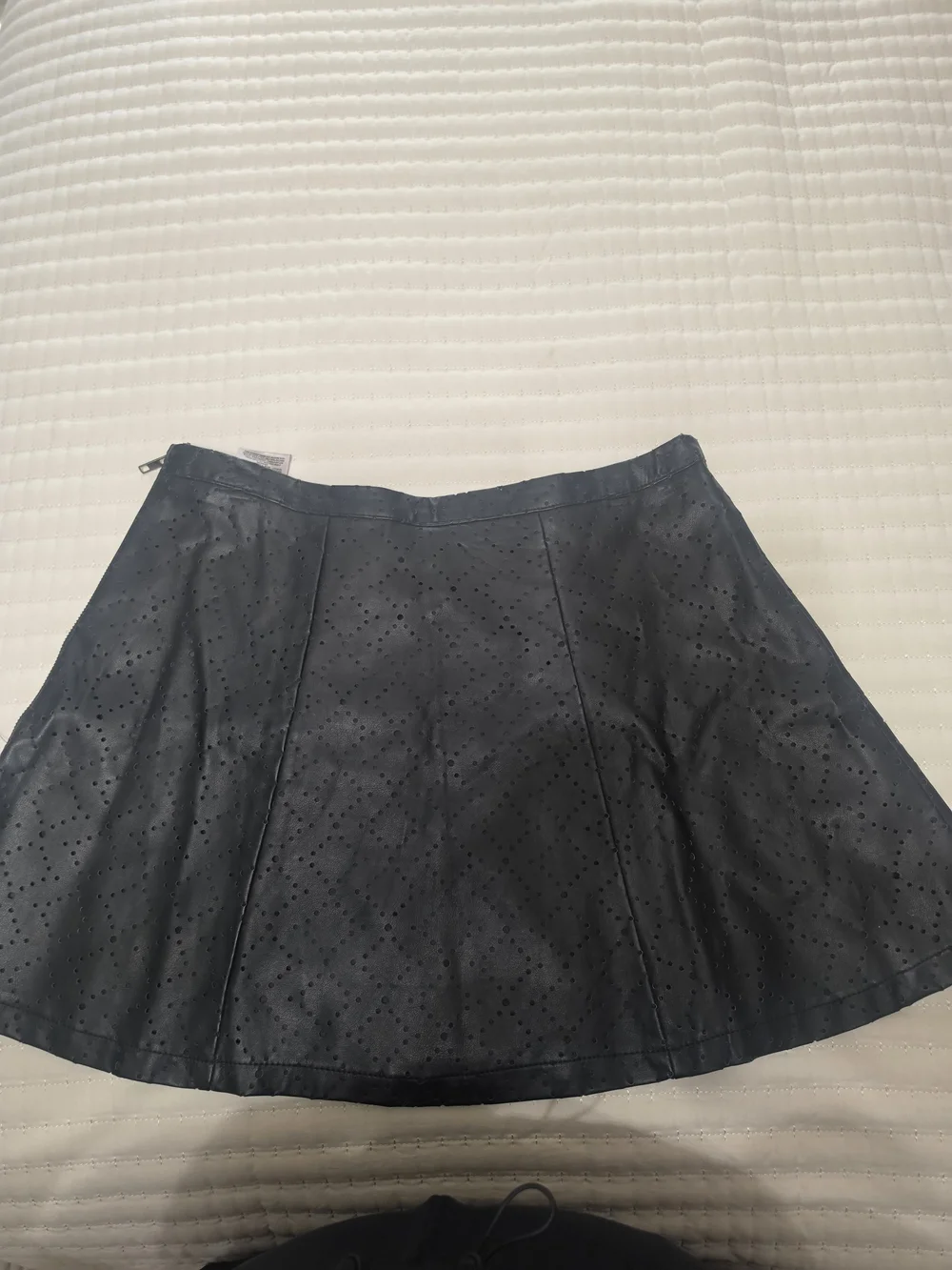 Jessica Simpson Black Laser-Cut Skater Skirt